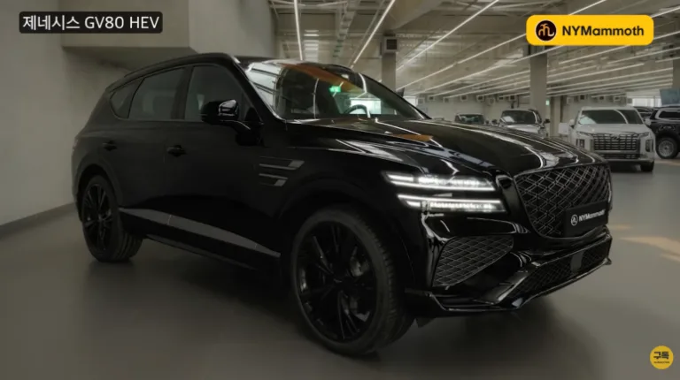 BMW, 벤츠 대신 사? 제네시스 GV80 하이브리드 이렇게 나와?