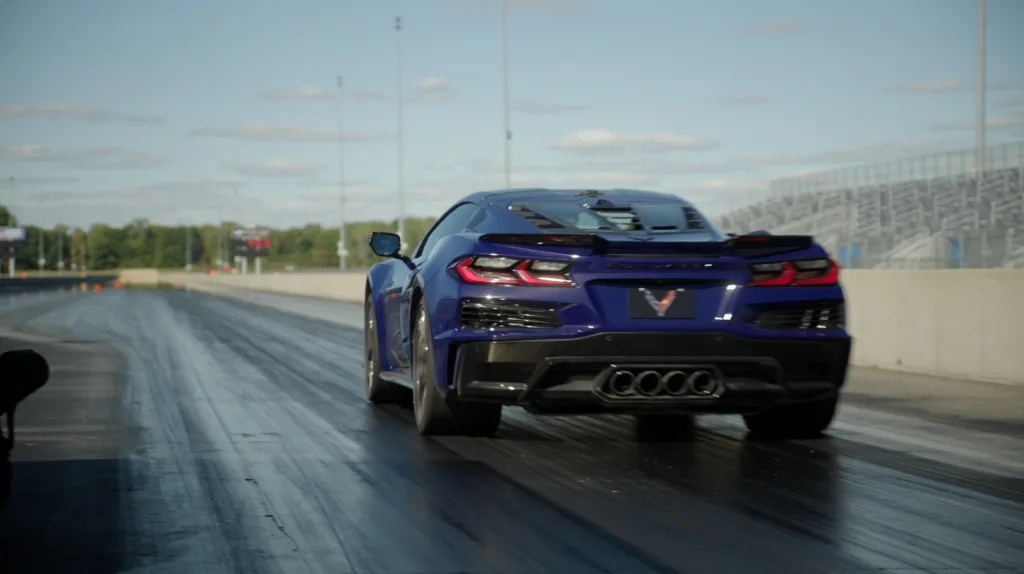 rear view of corvette zr1x on drag strip preproduction model shown actual production model may vary https://mobilityground.com/wp-content/uploads/2026/01/rear-view-of-corvette-zr1x-on-drag-strip-preproduction-model-shown-actual-production-model-may-vary.webp
