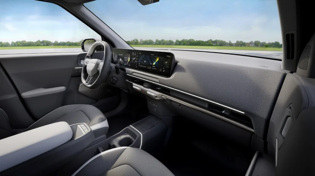 기아 EV2 세계 최초 공개, 61.0kWh 배터리 최대 448km 주행거리 4 사진 9 EV2 GT 라인 내장 https://mobilityground.com/wp-content/uploads/2026/01/사진-1-EV2-외장.webp