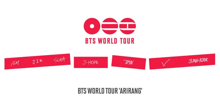BTS 월드투어 일정, BTS WORLD TOUR 'ARIRANG'