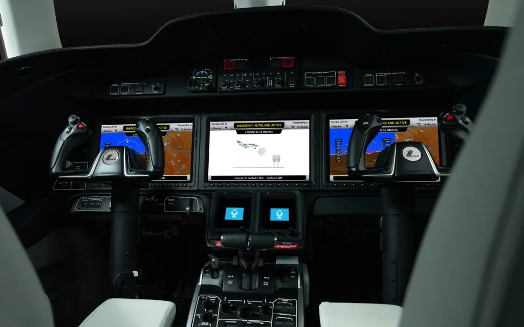 HondaJet Elite II Emergency Autoland FAA Certification, First Production Twin-Turbine VLJ 2 EAL Cockpit Press Photo https://mobilityground.com/wp-content/uploads/2026/02/EAL-Cockpit-Press-Photo.webp