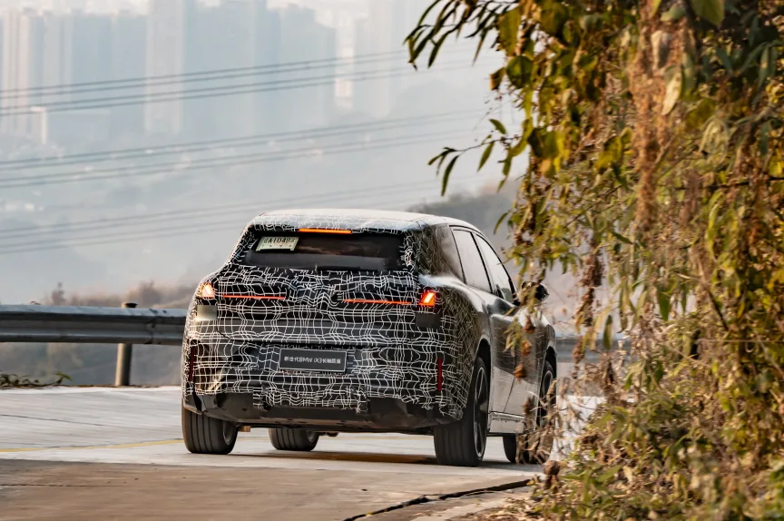 BMW iX3 Long Wheelbase Advances Toward World Premiere