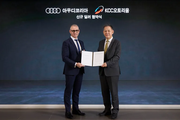 아우디 코리아, KCC 오토그룹 신규 공식 딜러사로 선정