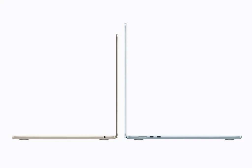 애플, M5 맥북 에어 공개, AI 성능 M1 대비 9.5배 향상…179만원부터 7 Apple MacBook Air 13 inch and 15 inch 260303 https://mobilityground.com/wp-content/uploads/2026/03/Apple-MacBook-Air-lifestyle-01-260303.webp