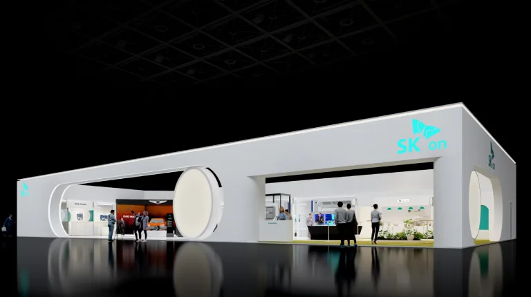 SK온 인터배터리 2026 전시관 조감도