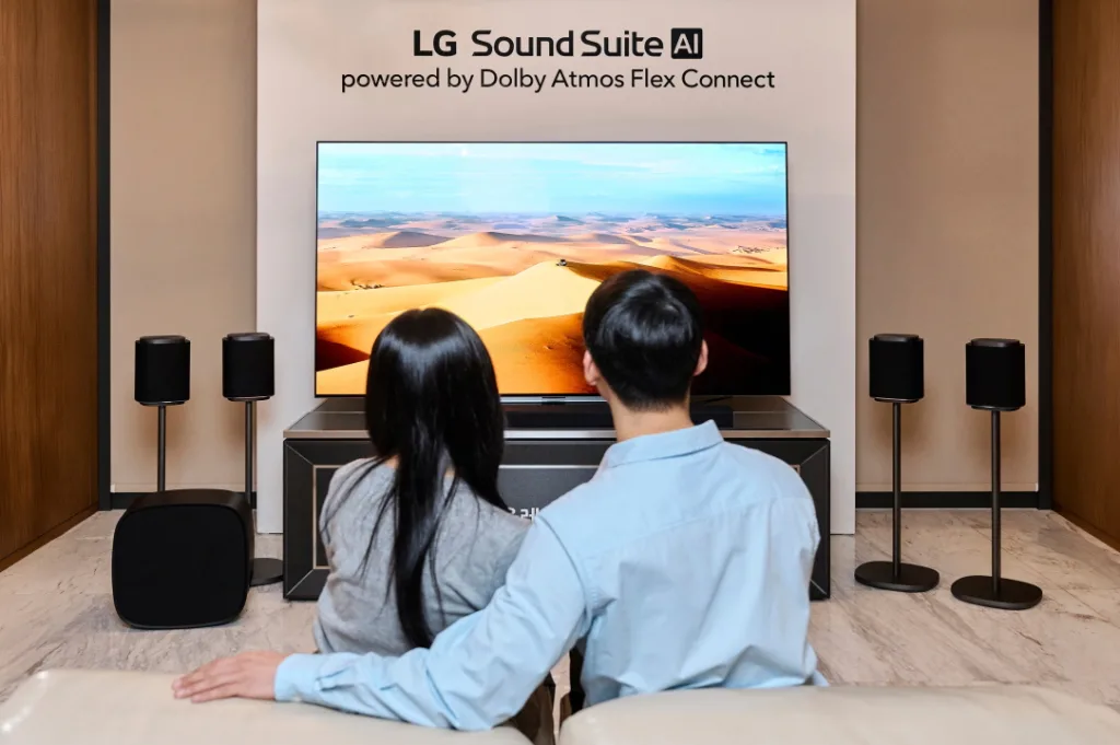 LG전자 'LG 사운드 스위트' 국내 출시, 돌비 애트모스 플렉스커넥트 국내 최초 지원 2 사진1 LG전자 LG 사운드 스위트 https://mobilityground.com/wp-content/uploads/2026/03/사진3-LG전자-LG-사운드-스위트.webp