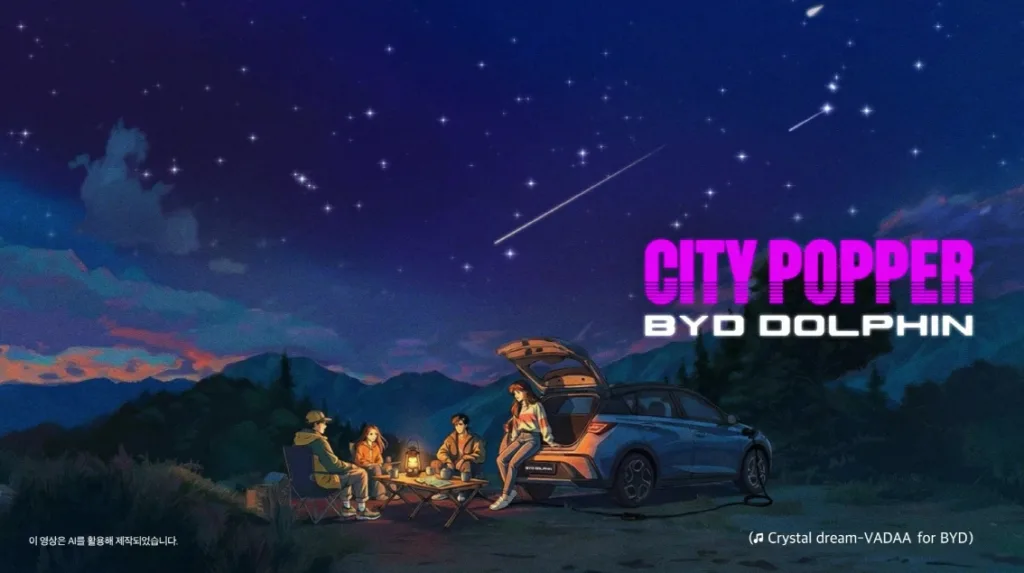 사진자료 BYD코리아 시티팝 감성 더한 ‘돌핀DOLPHIN 디지털 필름 공개 3