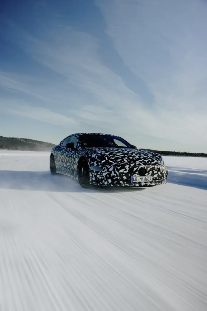 Driving dynamics that defy winter: Final Swedish testing for the upcoming Mercedes-AMG GT 4-Door Coupé