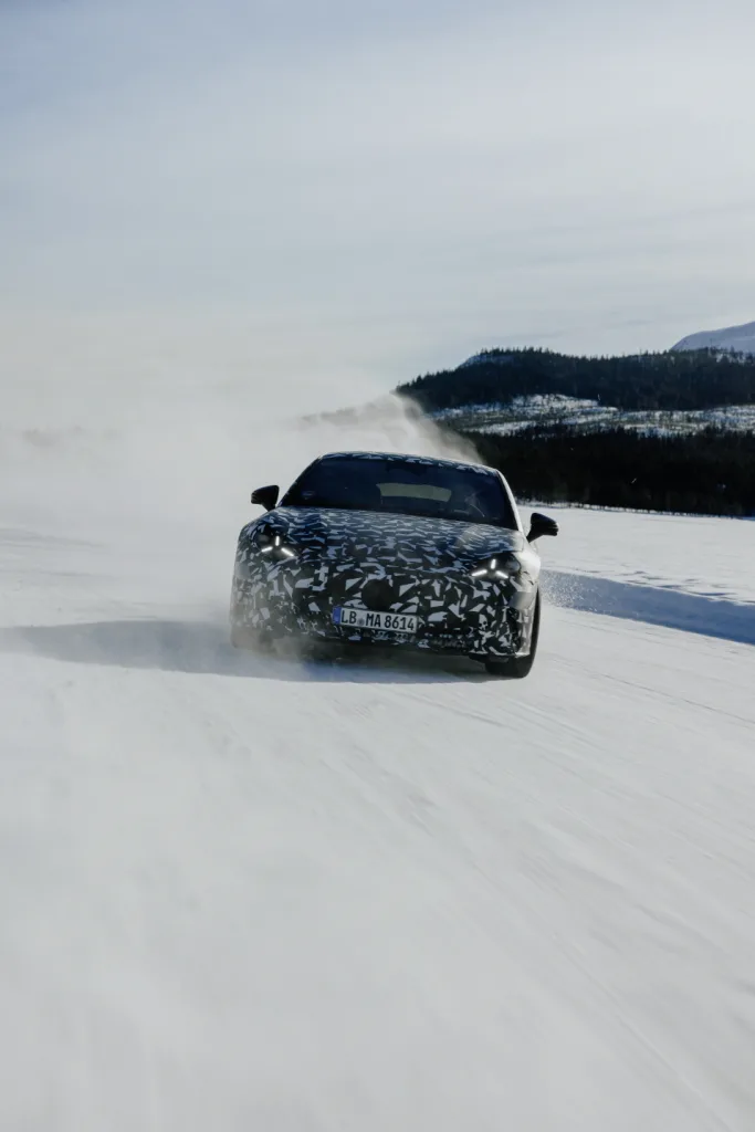 Driving dynamics that defy winter: Final Swedish testing for the upcoming Mercedes-AMG GT 4-Door Coupé