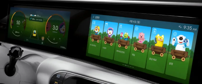 ‘뽀로로 즐거운 기차 여행’ 테마를 적용한 모습