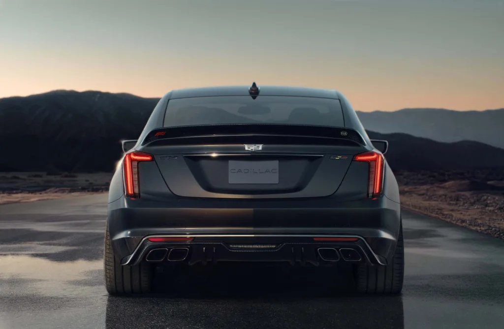 MY26 Cadillac CT5 Blackwing F1 DeadRear https://mobilityground.com/wp-content/uploads/2026/05/MY26_Cadillac_CT5_Blackwing_F1_FRT34-scaled.webp