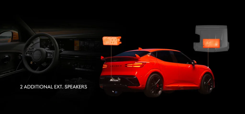 Genesis GV60 Magma Features Dedicated Steering Wheel Button for GT and Sprint Modes 5 제네시스 GV60 마그마, GENESIS GV60 MAGMA DEEP DIVE: MAGMA MODE AND E-ASD+