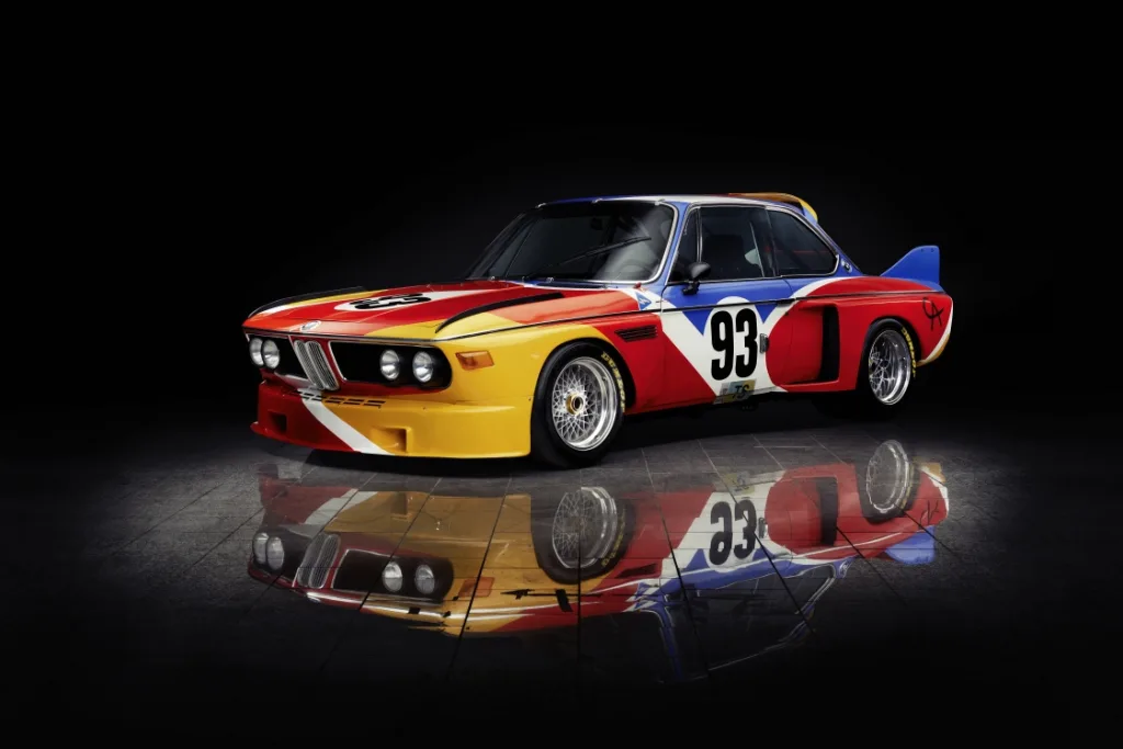 BMW 아트 카, BMW Art Car World Tour expands to new frontiers: Historic debut in Romania and return to Stockholm. BMW Art Car #1 by Alexander Calder at RAD Art Fair and BMW Art Car by Julie Mehretu #20 at Market Art Fair.