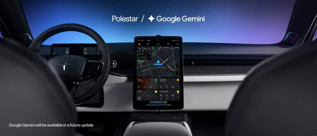 폴스타 구글 제미나이 탑재, Polestar launches Google Gemini to transform the driver experience