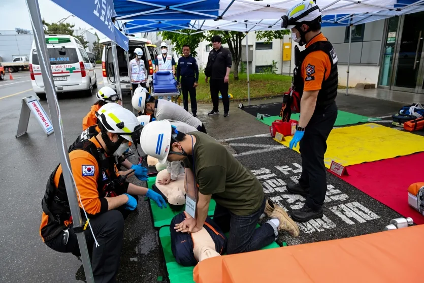 현대차그룹, 남양연구소서 2026 안전한국훈련 참가 무인소방로봇 등장 2 사진 3 https://mobilityground.com/wp-content/uploads/2026/05/사진-1.webp