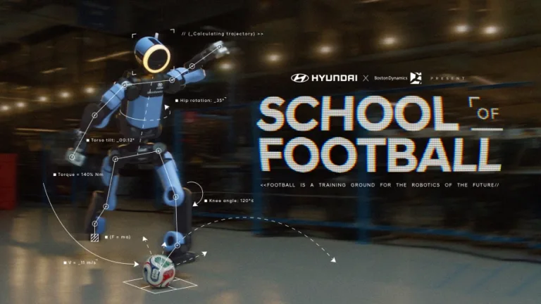 현대자동차, 현대차, FIFA 월드컵 2026™ 기념해 아틀라스의 축구 도전기 담은 캠페인 공개, Hyundai Motor Launches “School of Football” Campaign Featuring Boston Dynamics’ Atlas Ahead of FIFA World Cup 2026™