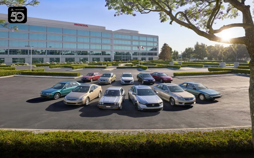 Honda Accord Marks 50 Years as America's Best-Selling Car with 15 Million Sold 2 02 11 Generations of Accord on 50th Anniversary 1 https://mobilityground.com/wp-content/uploads/2026/06/20-Honda-Accord-50th-Anniversary-Logo_Primary-White.webp