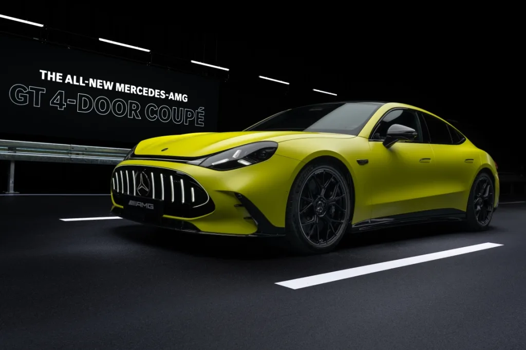 Mercedes-AMG GT 4-Door Coupé Features Three Axial Flux Motors with 1,169 HP 2 메르세데스-AMG GT 4도어 쿠페, The new Mercedes-AMG GT 4-Door Coupé: Revolutionary performance. Maximum intensity.