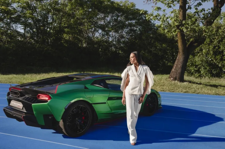 람보르기니 테메라리오 라리사 야피키노, Launch control: Lamborghini Temerario and world-class long jumper Larissa Iapichino