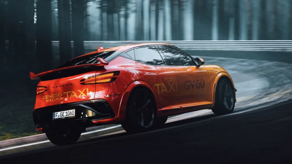 Genesis GV60 Magma Joins Nordschleife Track Taxi Programme Alongside G70 3 제네시스 GV60 마그마, Genesis GV60 MAGMA BRINGS ELECTRIFYING PERFORMANCE TO GENESIS TRACK TAXI PROGRAMME