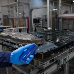 First glimpse into production: BMW Group Plant Woodruff assembles high-voltage batteries for the new BMW iX5