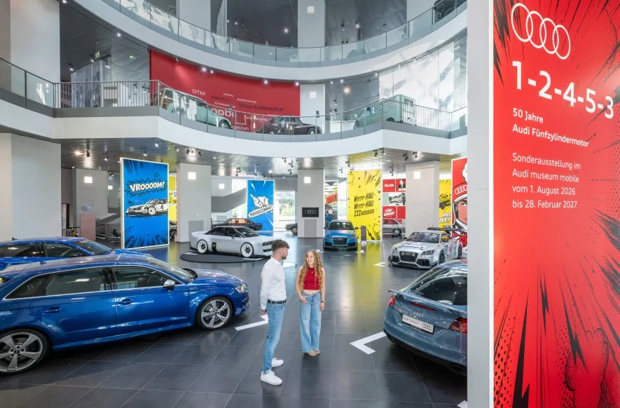 Audi Marks 50 Years of Its Iconic Five-Cylinder Engine 1 A264231 medium https://mobilityground.com/wp-content/uploads/2026/08/A264231_medium.webp