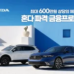 [혼다] 8월 자동차 구매 프로모션 포스터