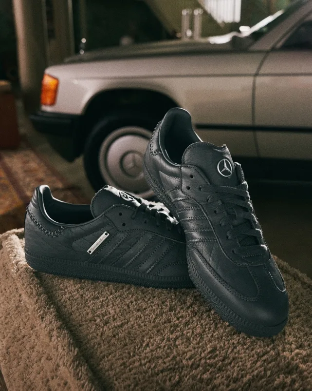 메르세데스 벤츠, 아디다스, 삼바, Two partners, one joint step: Mercedes-Benz and adidas collaborate on a timeless classic – the limited-edition adidas Samba OG x Mercedes-Benz