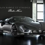 알파로메오 33 스트라달레 페를라 네라, Alfa Romeo 33 Stradale “Perla Nera®” unveiled at Alfa Romeo Museum