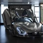 알파로메오 33 스트라달레 페를라 네라, Alfa Romeo 33 Stradale “Perla Nera®” unveiled at Alfa Romeo Museum