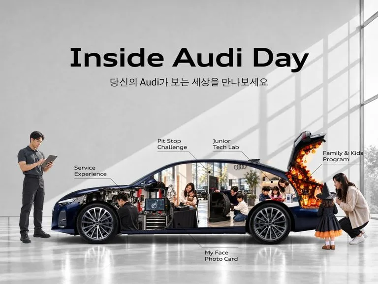 사진 1_아우디 코리아, 고객과 가족을 위한 서비스 체험 행사 ‘Inside Audi Day’ 개최
