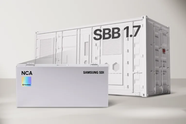 사진 2. 삼성SDI의 일체형 ESS 솔루션 SBBSamsung Battery Box 1.7 https://mobilityground.com/wp-content/uploads/2026/10/사진-3.-삼성SDI-AOP-로고.webp